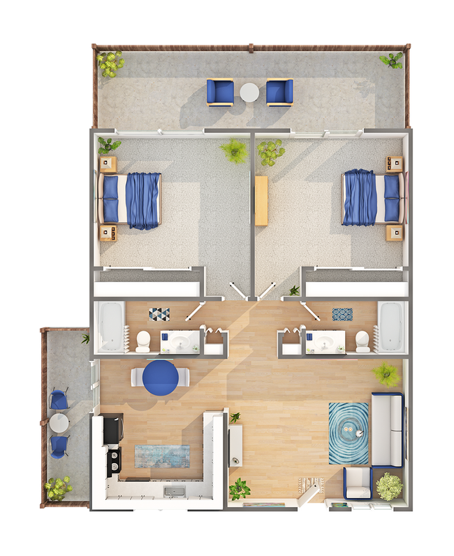 Maplecrest L-110 floor plan