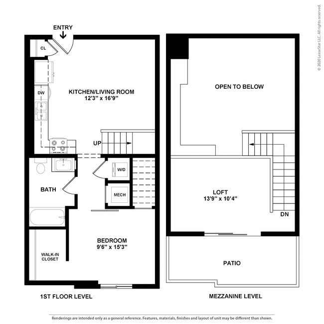 Plan A1 - Loft B-2409 floor plan