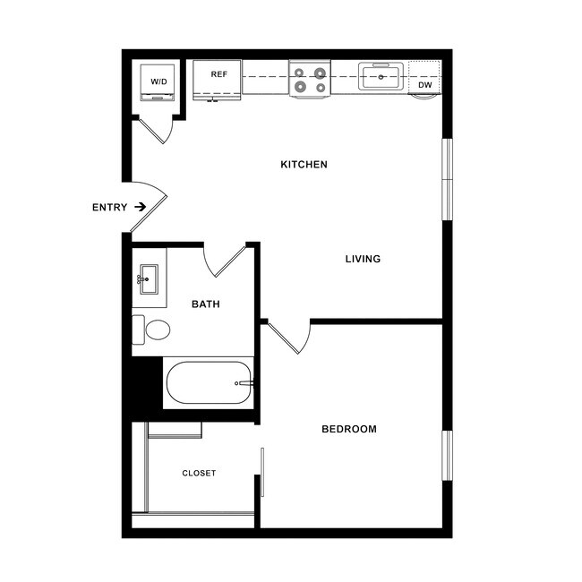 A1 - The Elliot 1-507 floor plan