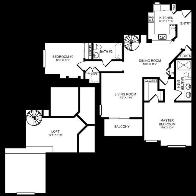 Plan I with Loft floor plan