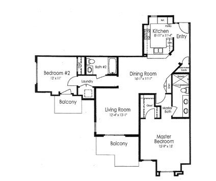 Plan F1 floor plan