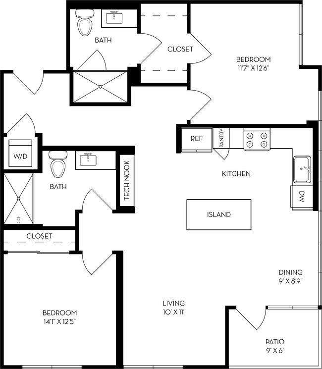 2E 661 floor plan