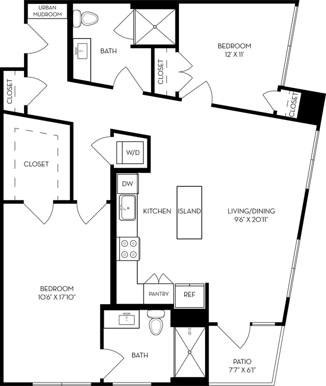 2J 602 floor plan