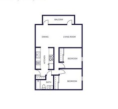 2x1-B1 305 floor plan