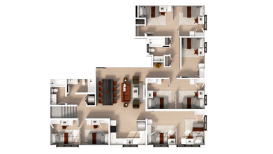 2 Bedroom | 1 Bath B Shared-Standard floor plan