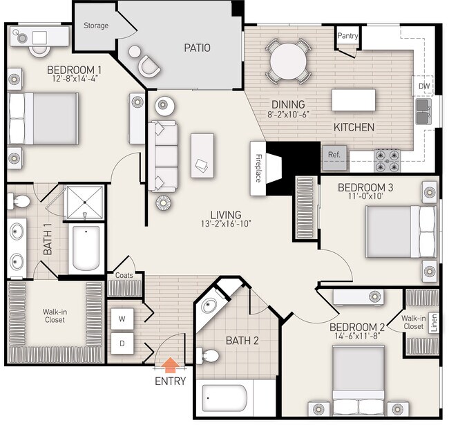 Plan 9 0732 floor plan