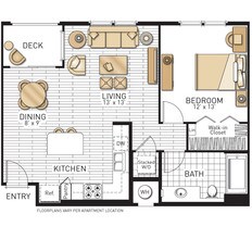 Mirada - One Bedrooms 1147 floor plan