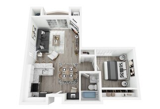 The Barrington B8 7-401 floor plan