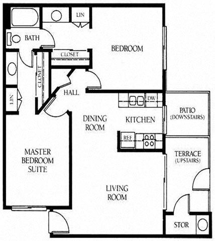 2B 1.5B floor plan