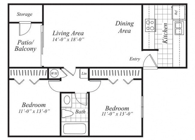 B1 Market Rate NA861D floor plan
