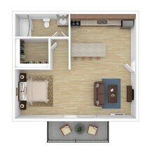 Studio - 60% 12-288 floor plan