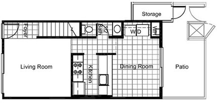 Three Bedroom 28 floor plan