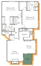 2x2-1058 16-306 floor plan