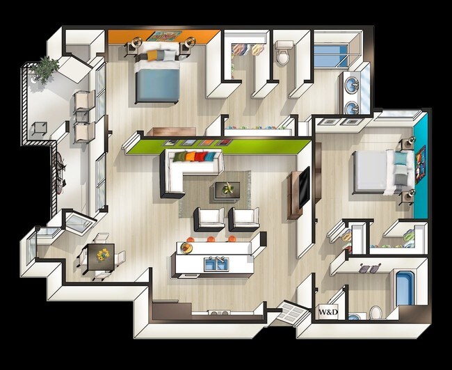 B2 10th & J 1-605 floor plan