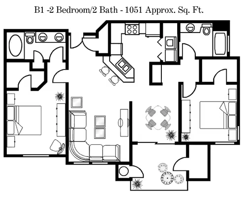 B1 6308 floor plan