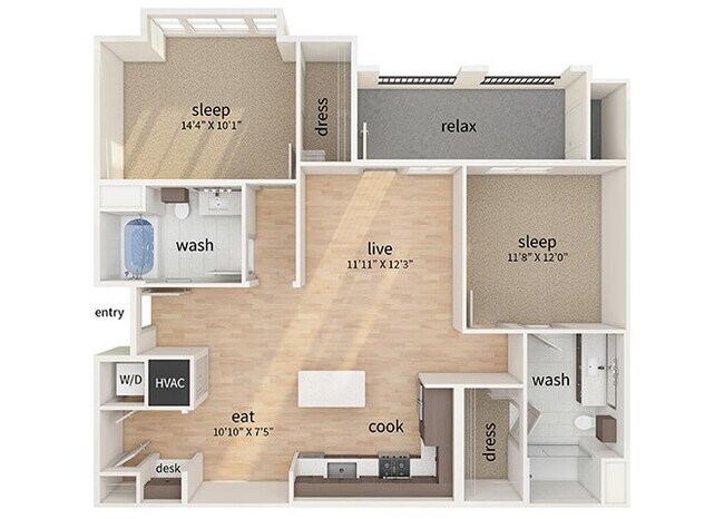 B2 3304 floor plan