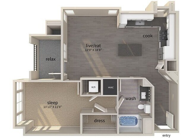 A1 1108 floor plan