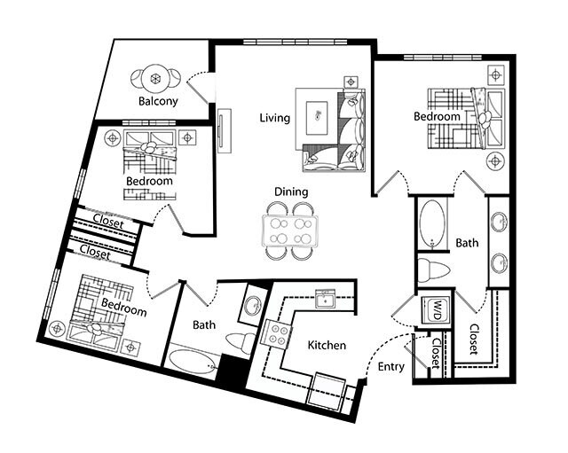 E2 B-416 floor plan
