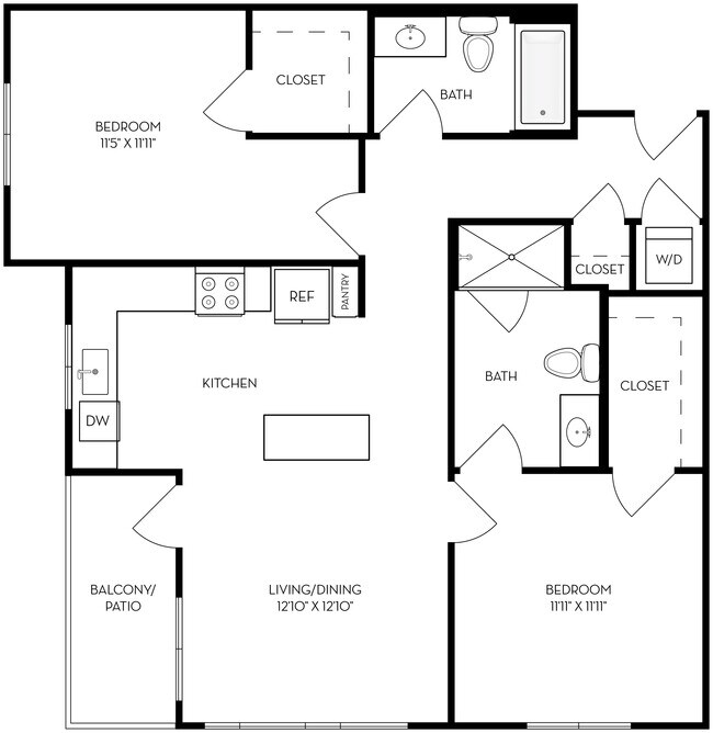 B2.1 201 floor plan