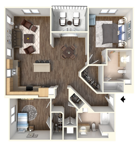 B5 1337 floor plan
