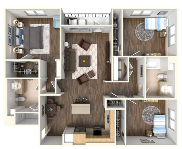C1 2203 floor plan