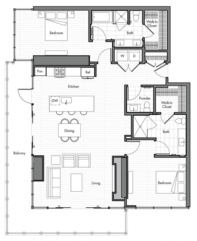 Penthouse 2 3302 floor plan