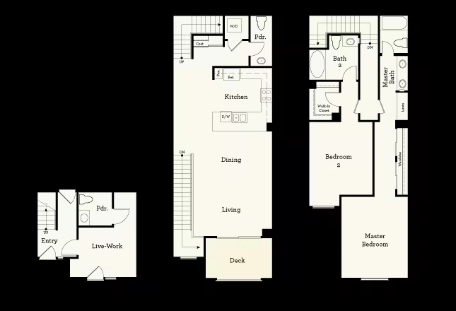Live/Work – 2 8-121 floor plan