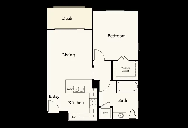One Bedroom - 3 39-306 floor plan