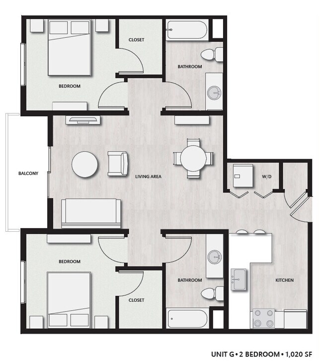 984 Broadway #313 UNFURNISHED floor plan