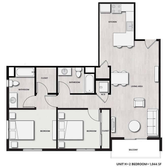 982 Broadway #214 UNFURNISHED floor plan