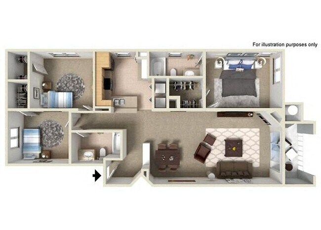 E 1,324 SF San Marcos 2916 floor plan