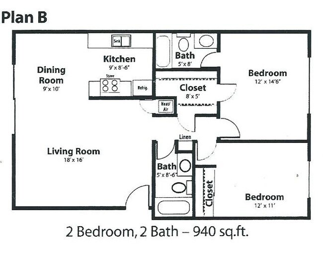 B floor plan