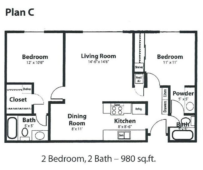 C floor plan