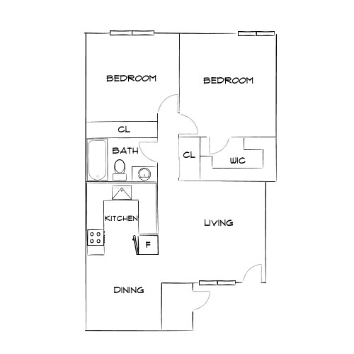 Design 2B10 Premier 3 780-780D floor plan