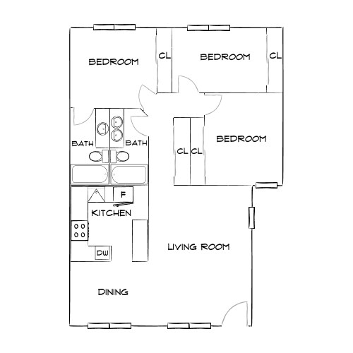Design 3A 752-752G floor plan