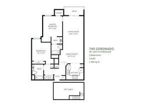 Coronado with Loft floor plan
