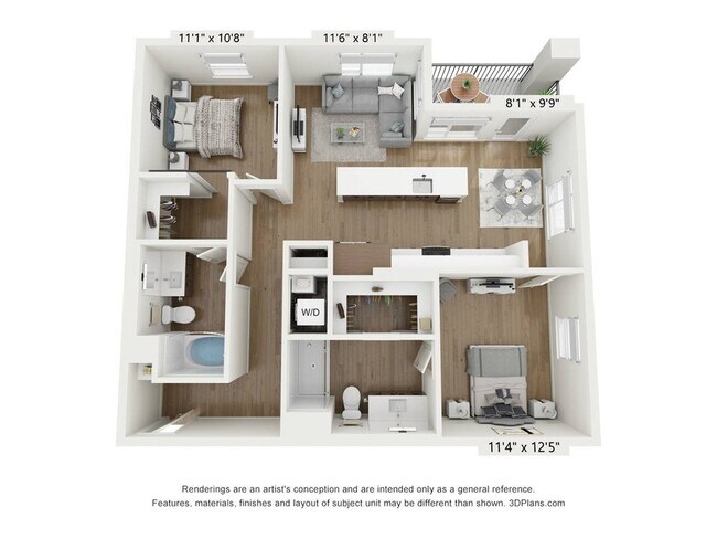 B2 Townsend-365 floor plan