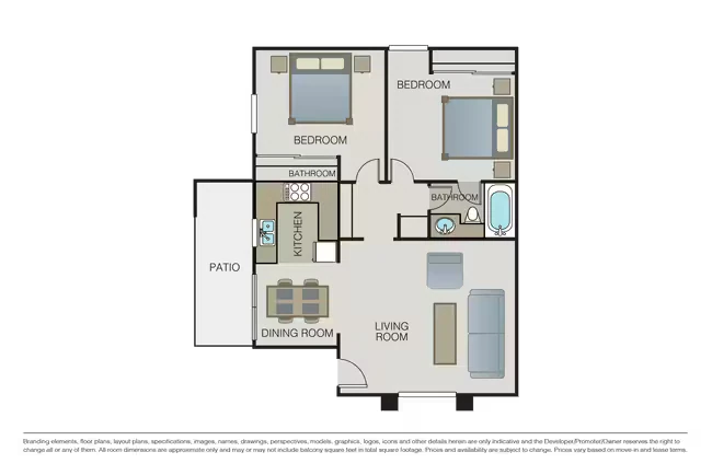 Plan 2B 01231 floor plan