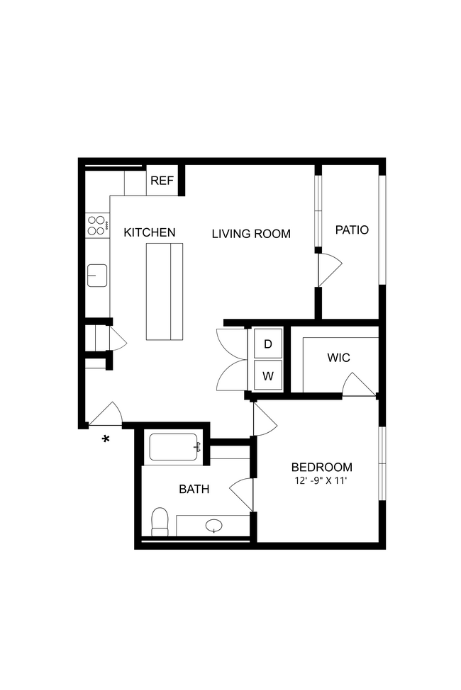 A1A 6-208 floor plan