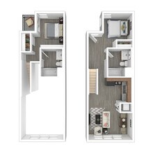 Two Bedroom 2302 floor plan