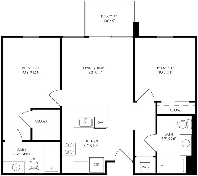 B2 107 floor plan