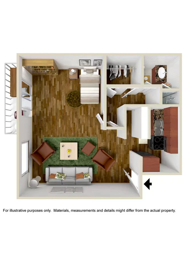 Single - Affordable Housing 122 floor plan