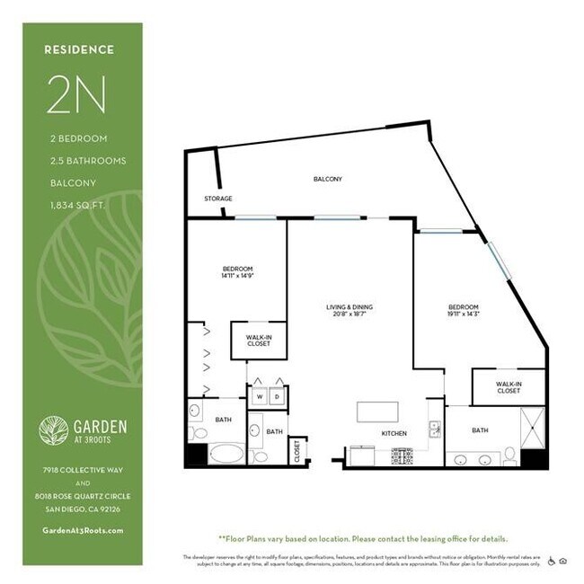 2N 1343 floor plan
