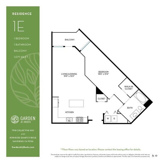 1E 1511 floor plan