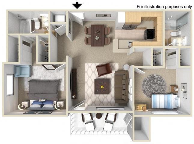 San Remo 216 floor plan