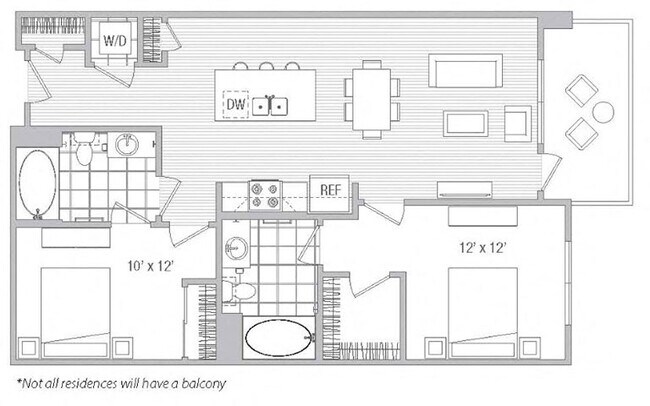 2x2 E2-E 4440-319 floor plan