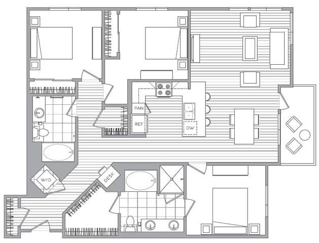 3x2 C2-W 6161-561 floor plan