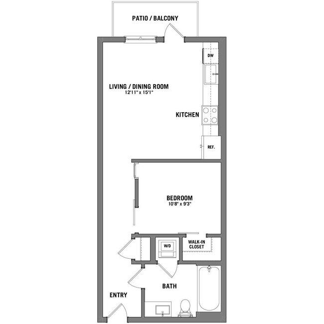 A1 303 floor plan
