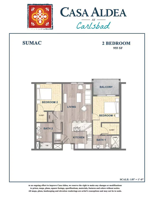 Sumac floor plan