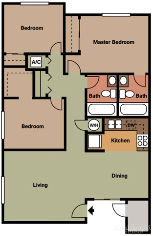 Laurel 17H floor plan